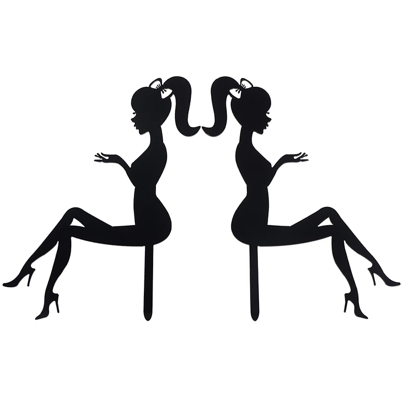 Туфли на высоком каблуке Дамский Топпер для торта 18 дюймов с днем рождения кексов