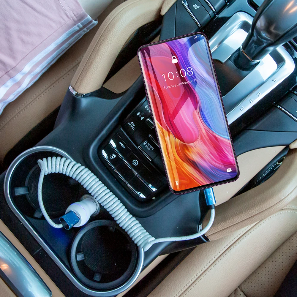 Пружинный usb кабель 3A Micro USB type c для huawei P30 P20 P10 Lite гибкий Выдвижной зарядный шнур usb C кабель для быстрой зарядки