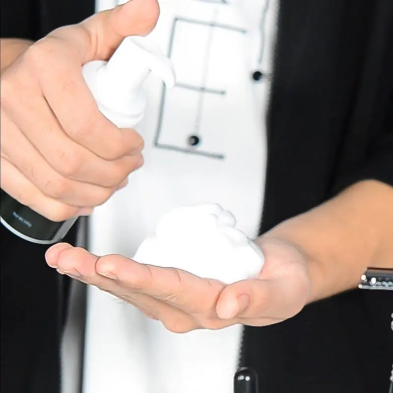 

1pc Men Shaving delicate and dense Foam Manual Razor Shaving Cream for Travel Personal Beauty Face soften the beard