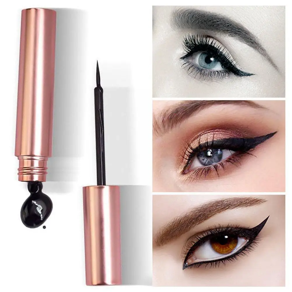 

High Quality Liquid Waterproof Eyeliner Pencil Black Fast-drying Professional Lasting Anti-sweat Liner Superfine Eye Eyes L F0D1
