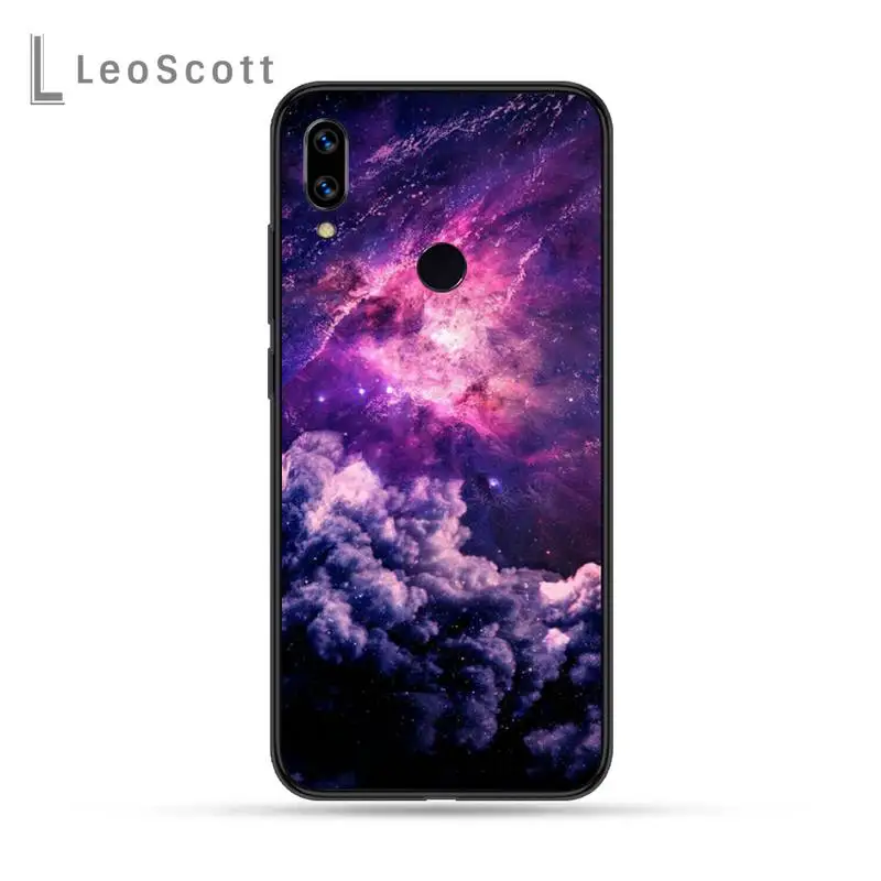 

Interstellar Purple Space Star Phone Case For Xiaomi Redmi Note 4 4x 5 6 7 8 pro S2 PLUS 6A PRO