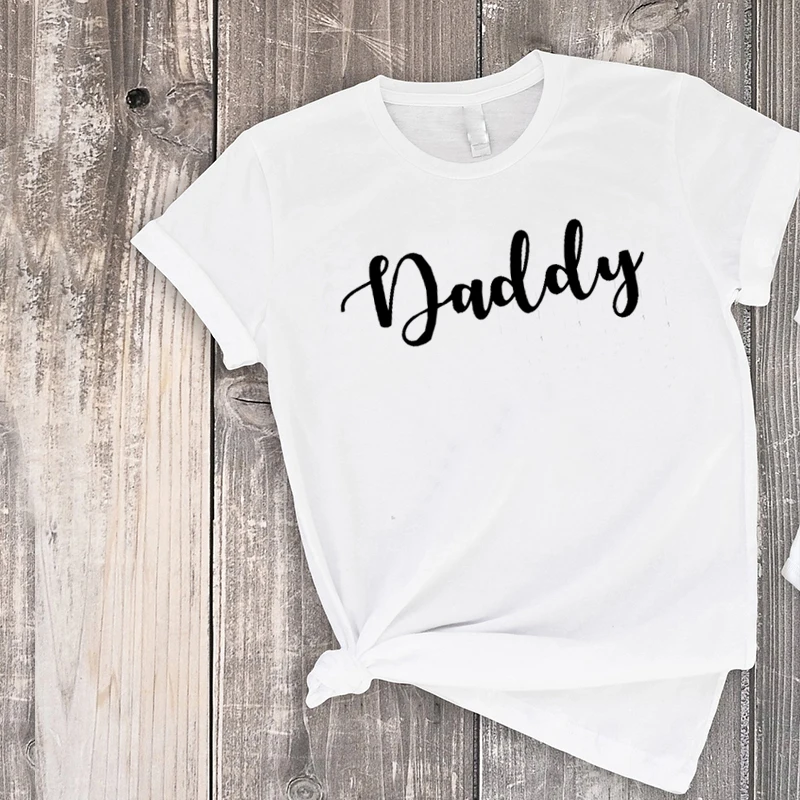 

Daddy Daughter Tshirt Set Daddy's Girl Christmas Outfits 2021 Father's Day Tee 1st Father's Day Family Outfit Matching Letter M