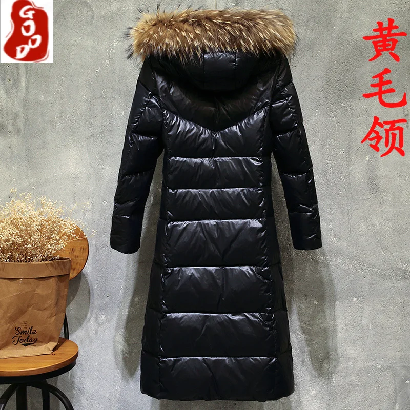 

Women's Winter Down Jacket Real Raccoon Fur Hooded Duck Down Coat Female Jackets Warm Thick Parkas Woman 2021 Mujer Chaqueta WLW