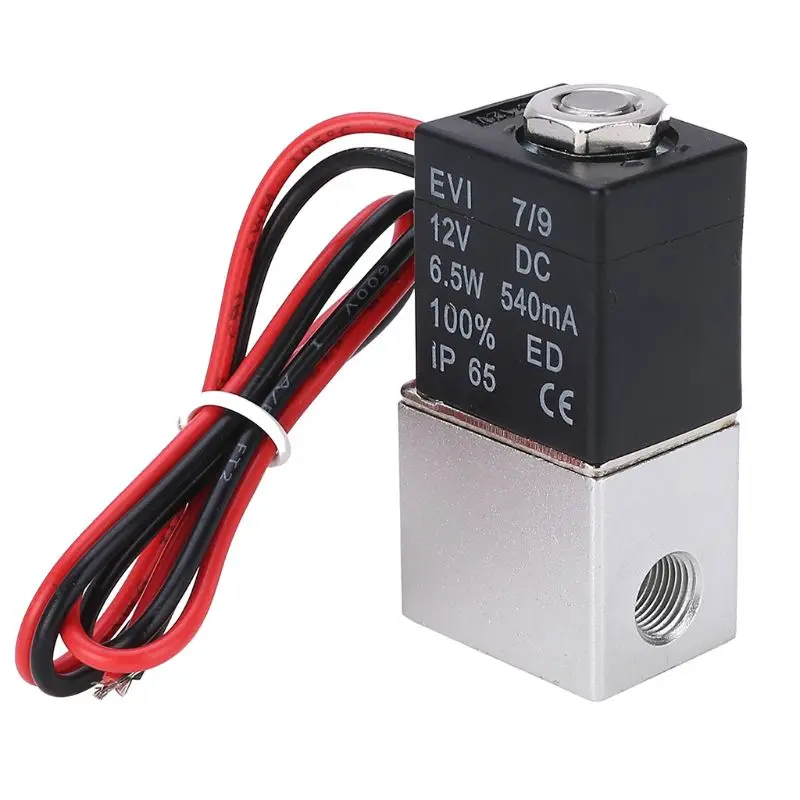 

2V025-08 Воздушный пневматический клапан 1/4 "электромагнитный клапан DC12V/DC24V/AC220V напряжение