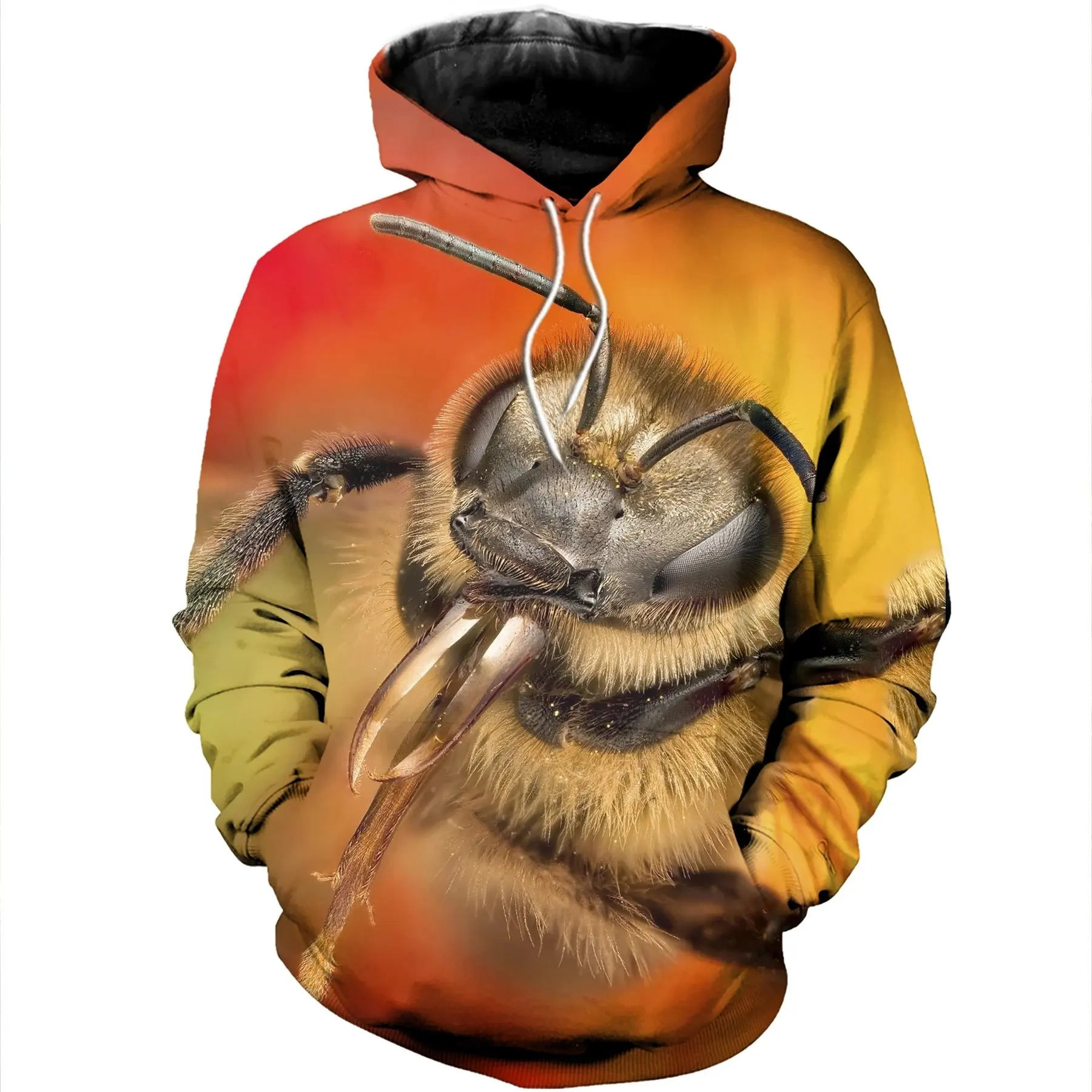 

men's Hoodie Bees 3D Printed Casual Cosplay Animal Autumn Unisex Hoodi Dropship 3D Zipper Pullover Funny Women's Sweatshirt