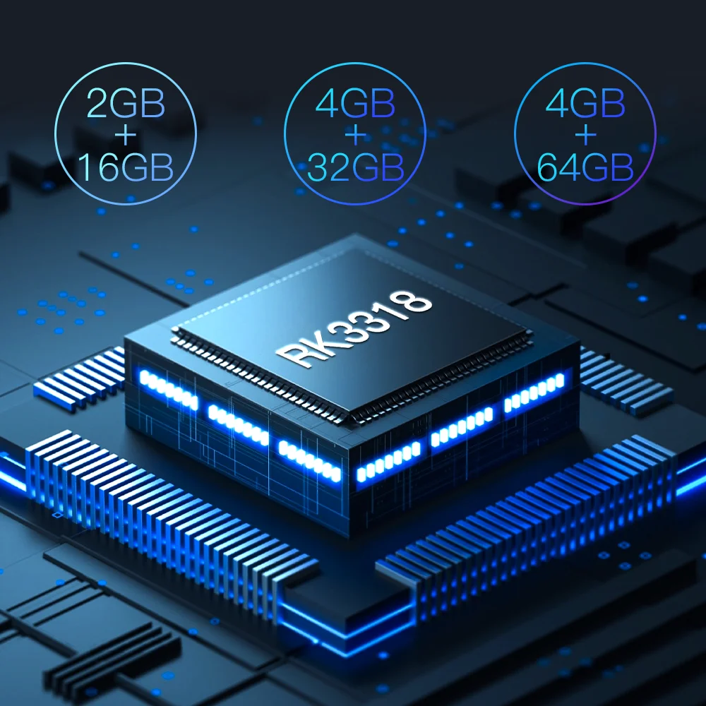 HONGTOP Android 10 0 телевизионная коробка с Bluetooth голосовой помощник 4K 3D Wi-Fi 2 4G и 5 8G 4 Гб