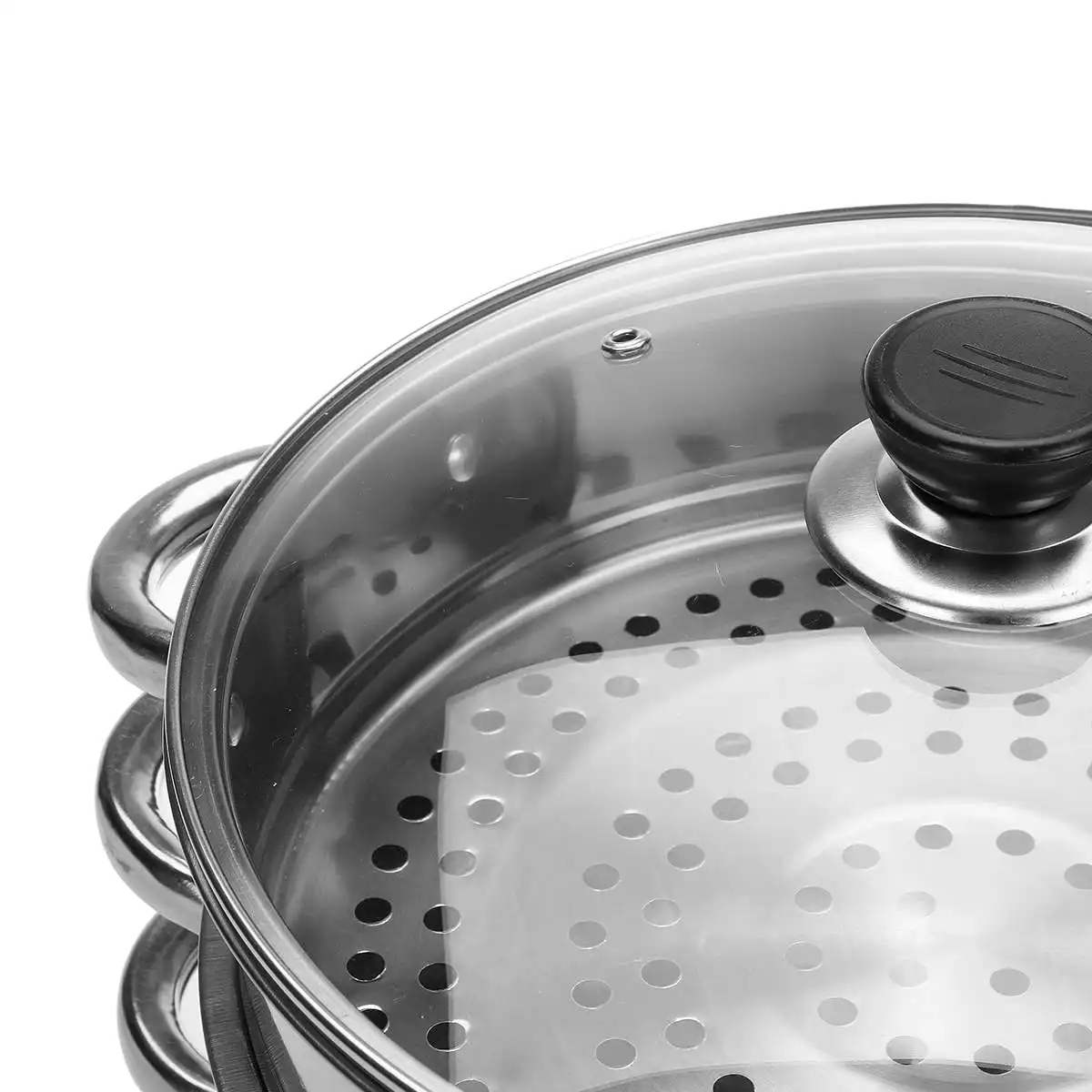 

32cm Steamer pot 4-layer Thick Stainless Steel Soup Steam Pot Universal Cooking Pots for Induction Cooker Gas Stove steam pot