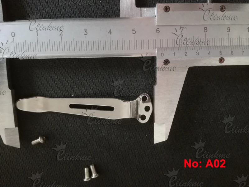 1 шт. ~ 5 шт./лот. 62 мм * 14 карманный зажим складные ножи Зажим фонарик или EDC