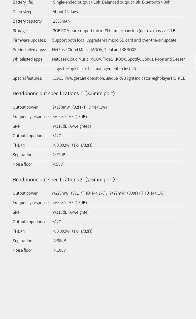 FiiO Android-based M9 HIFI музыкальный MP3-плеер с сбалансированным выходом/поддержкой wifi/Air Play Bluetooth 4,2 aptx-HD/LDAC DSD128 USB DAC
