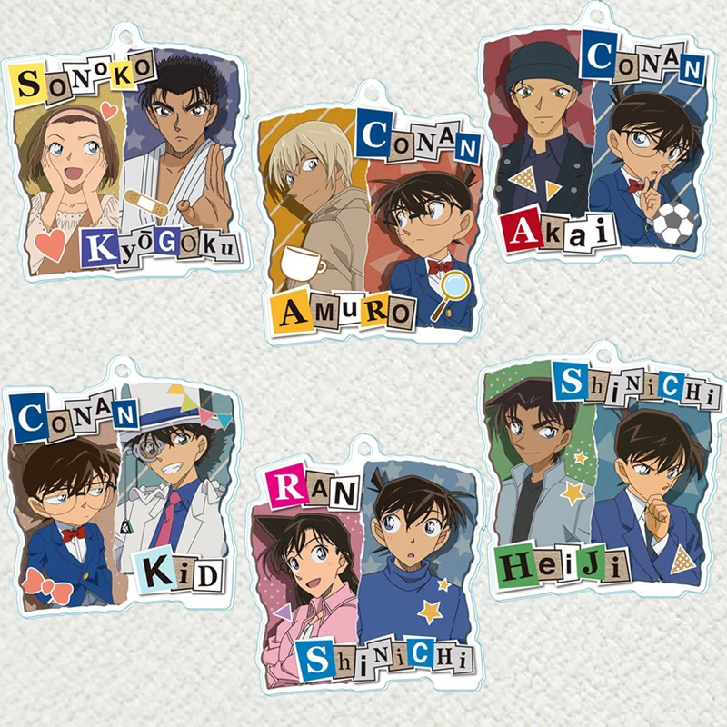 Чехол с изображением детектива Конана закрытого Akai Shuuichi Kudou Shinichi акриловый