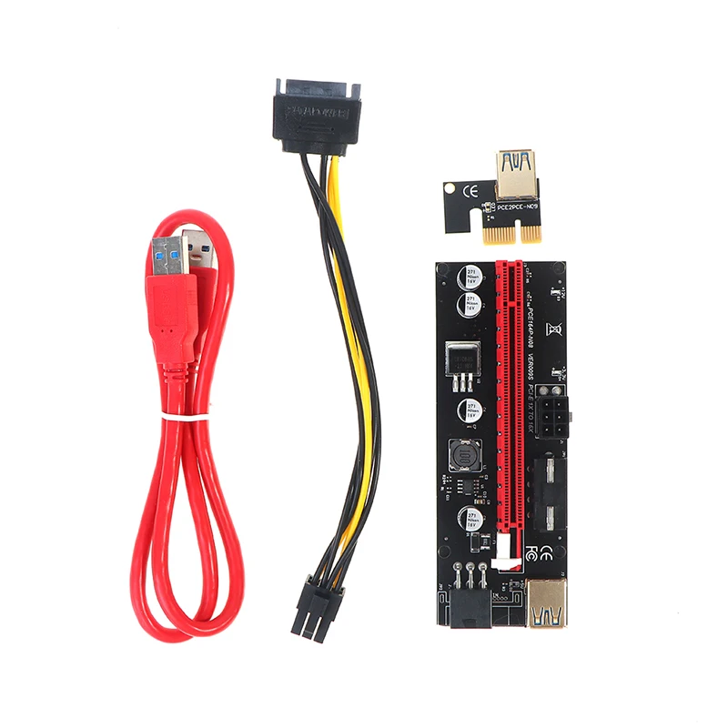 

4pcs/set Ver009 Usb 3.0 Pci-E Riser Ver 009S Express 1X 4X 8X 16X GPU Extender Adapter