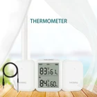 ITH-20R цифровым термометром и гигрометром декоративные часы для дома и улицы монитор с Дисплей для дома номер гараж инкубатор Погодная станция