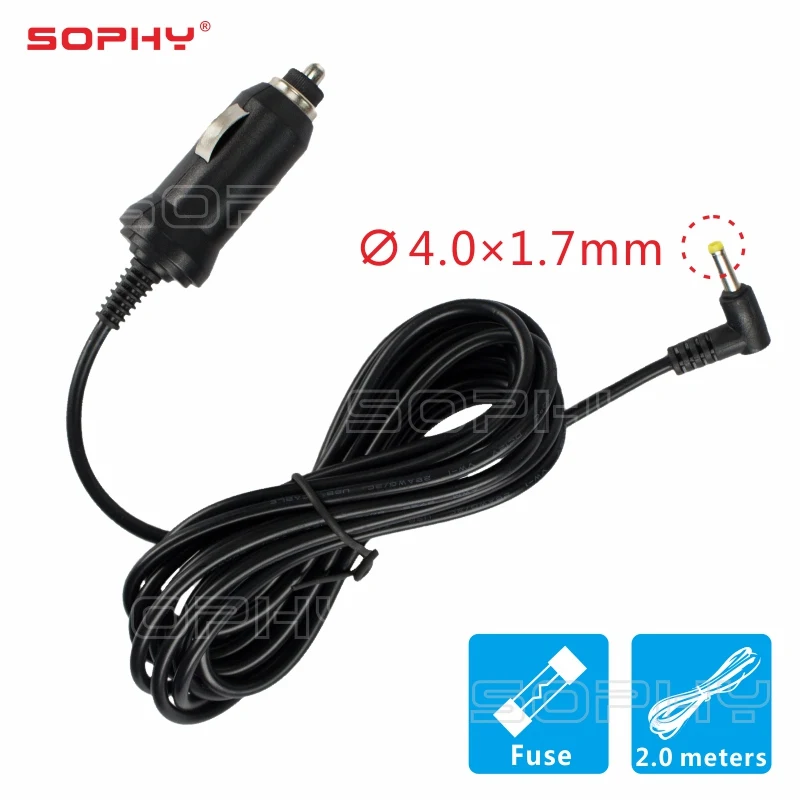 Автомобильный штекер адаптер постоянного тока для прикуривателя шнур питания с