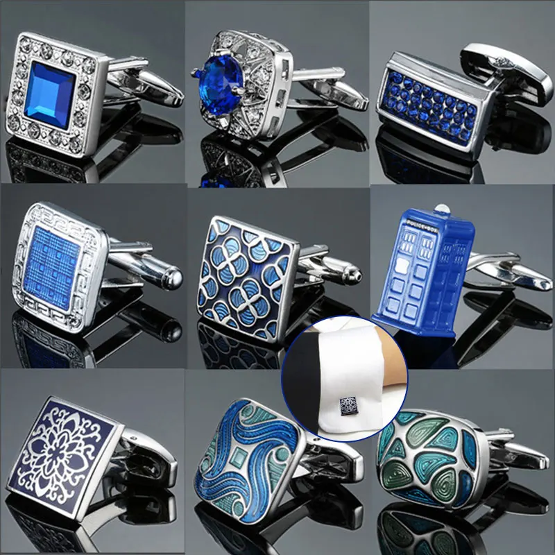 

1 пара мужских запонок, роскошные запонки для джентльменских рубашек, свадебные подарки, запонки для мужчин