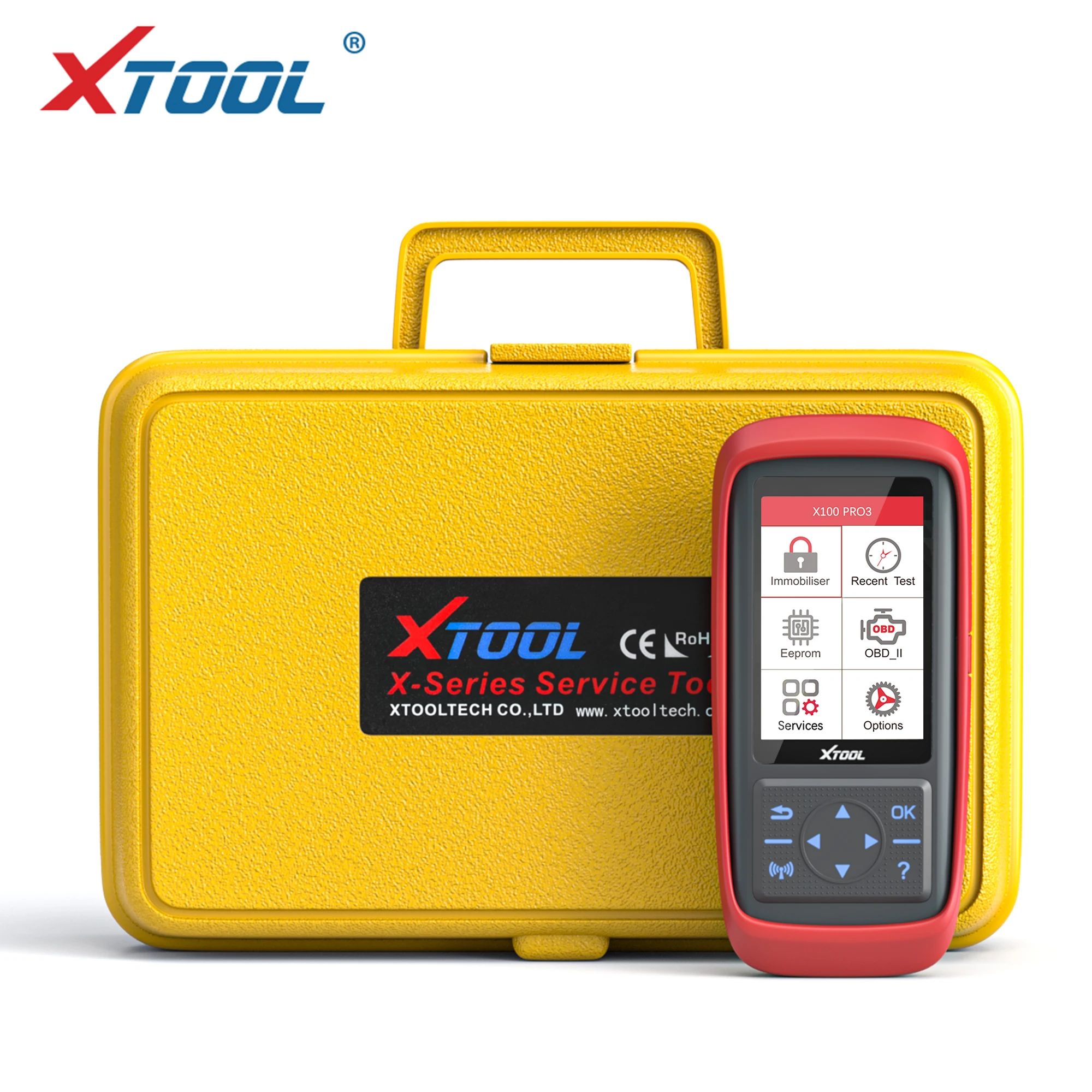 

Автомобильный программатор XTOOL X100 PRO3, устройство для считывания кодов OBD2, с 7 особыми функциями, бесплатное онлайн обновление