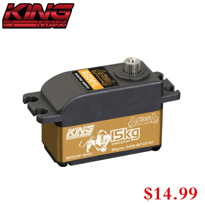 KINGMAX RGD01L 52g стандартный 25T сервопривод 15 кг. См Крутящий момент цифровые