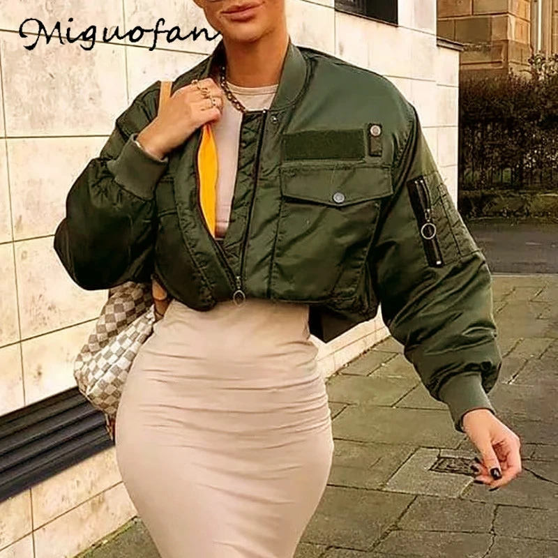 Miguofan женские куртки пальто amy green с карманами зимние уличные длинным рукавом