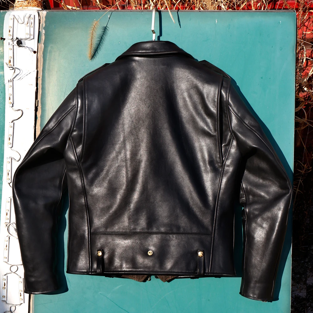 

CD613 Asian Size, Read Description Super Quality Genuine Italian Cow Leather Slim Stylish Biker Jacket