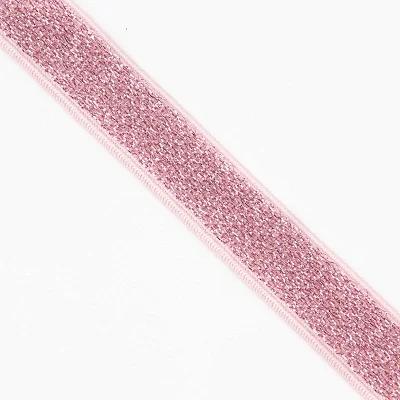 pink Резинка 15 мм эластичная лента Elastico Para Costura кутюр Elastiek Voor Naaien аксессуары для украшения свадебной одежды - Цвет: pink