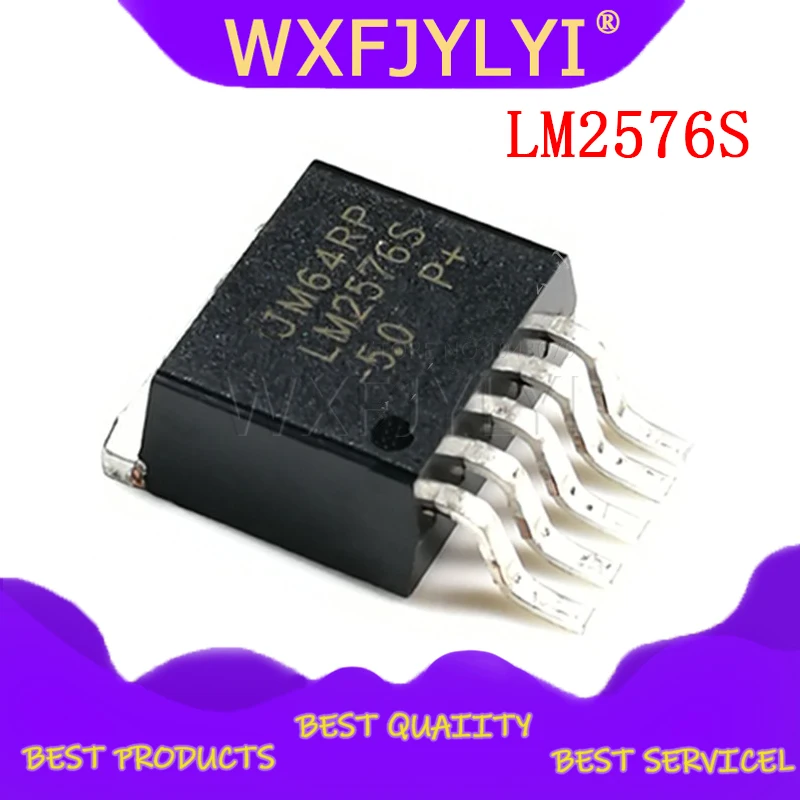 10 шт./лот LM2576S-ADJ LM2576 регулятор p SMD TO263 новый оригинальный | Электронные компоненты