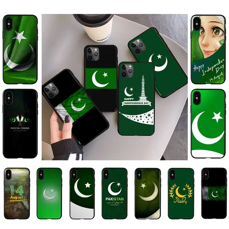 

Pakistan flag Phone Case Fashion Knockproof Case For iPhone 11 8 7 6S Plus X XS MAX 5S se 2020 11 12pro max xr Coque