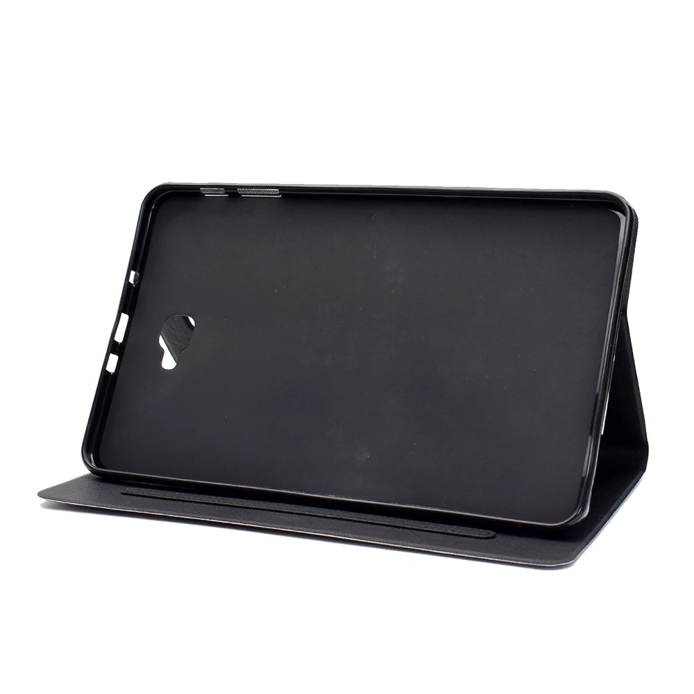 Футляр с подставкой и слотом для карт чехол Samsung Galaxy Tab A 10 1 &quot2016 T580N SM T580 кошка