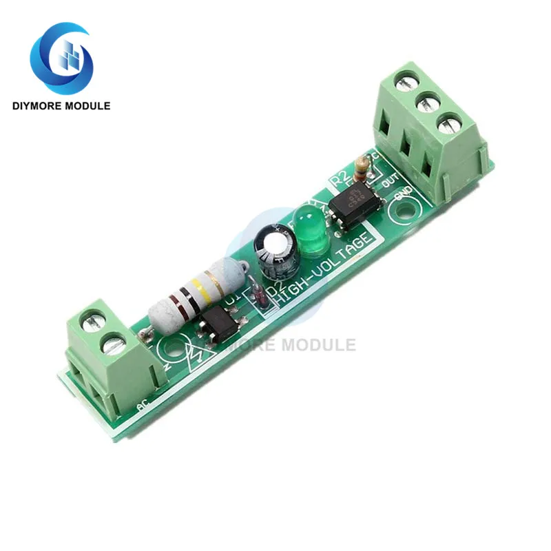 AC 220V оптрон модуль 1 канал Напряжение детектор доска TTL 3 5V SCM тестирования для