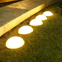 solar one with five hemisphere lights outdoor lights park villas landscape decoration garden lights led lawn lights