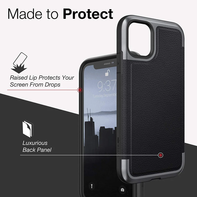 X-Doria Defense Prime чехол для телефона для iPhone 11 Pro Max военный класс падение протестированный чехол для iPhone 11 Pro Алюминиевый Чехол