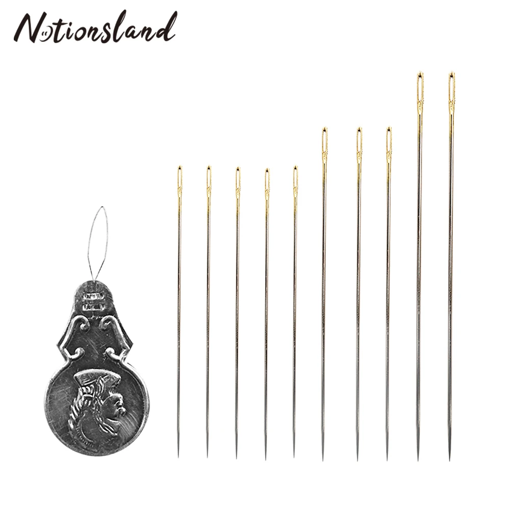 10 шт. ручные иглы для вышивки одеял|Швейные инструменты и аксессуары| |