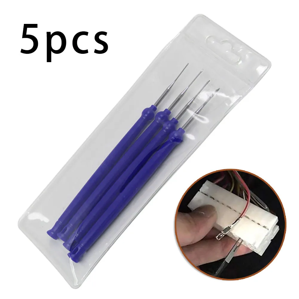 

5PCS Car Plug Terminal Removal Tool Pin Puller Repair Electric Puller Hand Tool Accessori Auto Removal Tool