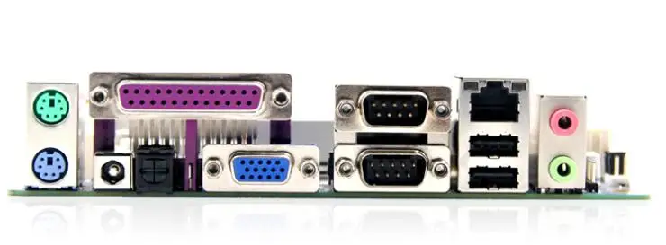 Новая встроенная Промышленная материнская плата Mini-itx для Atom N450 CPU mini itx с 2 Гб ОЗУ