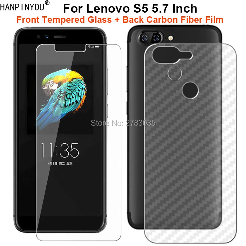Для Lenovo S5 5 7 &quot1 комплект = мягкая задняя пленка из углеродного волокна +