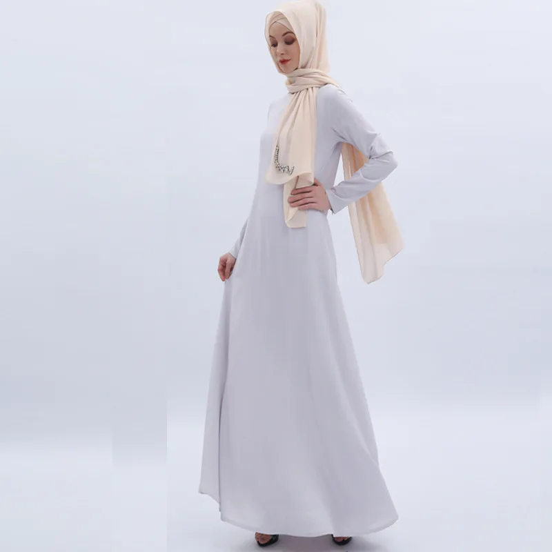 Abaya длинное мусульманское платье макси индейка Женский хиджаб кафтан Дубай
