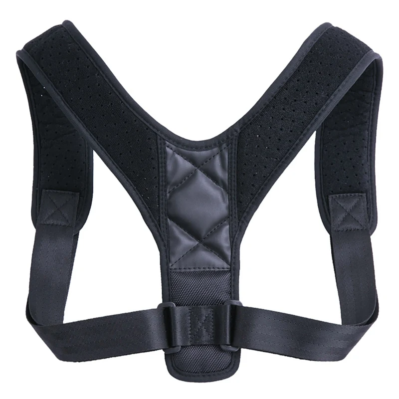Men Women Adjustable Shoulder Posture Corrector Back Support Strap Brace Spine Lumbar Orthopedic Belt | Спорт и развлечения