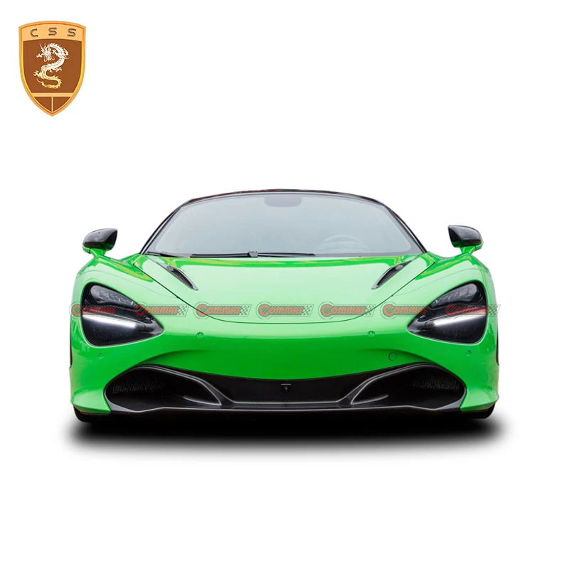 Автомобильные аксессуары CSSCAR, капот двигателя из настоящего углеродного волокна, вентиляционные отверстия для Mclaren 720s, крышка капота, украшение для вентиляционного отверстия