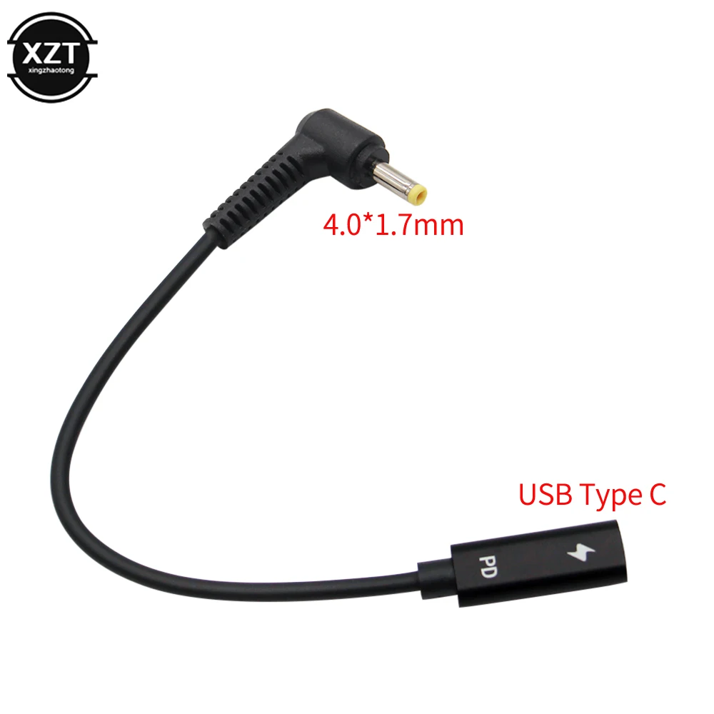 USB 3. 0 Type-C USB «мама» к DC 3,1*4,0 «папа» адаптер питания для зарядного устройства разъем адаптер для Lenovo Asus BenQ PD ноутбука
