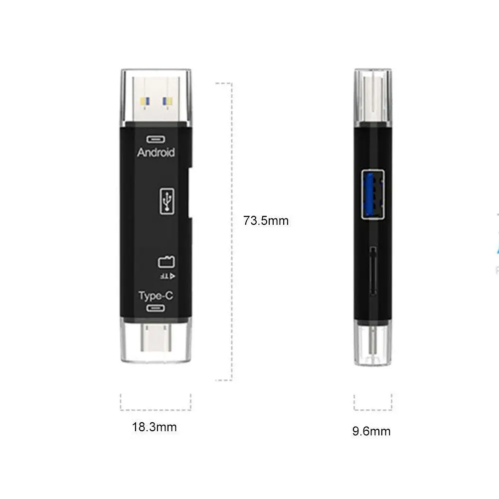 Устройство для чтения карт EastVita Type-c 5-в-1 USB 2 0 OTG TYPE-C | Компьютеры и офис