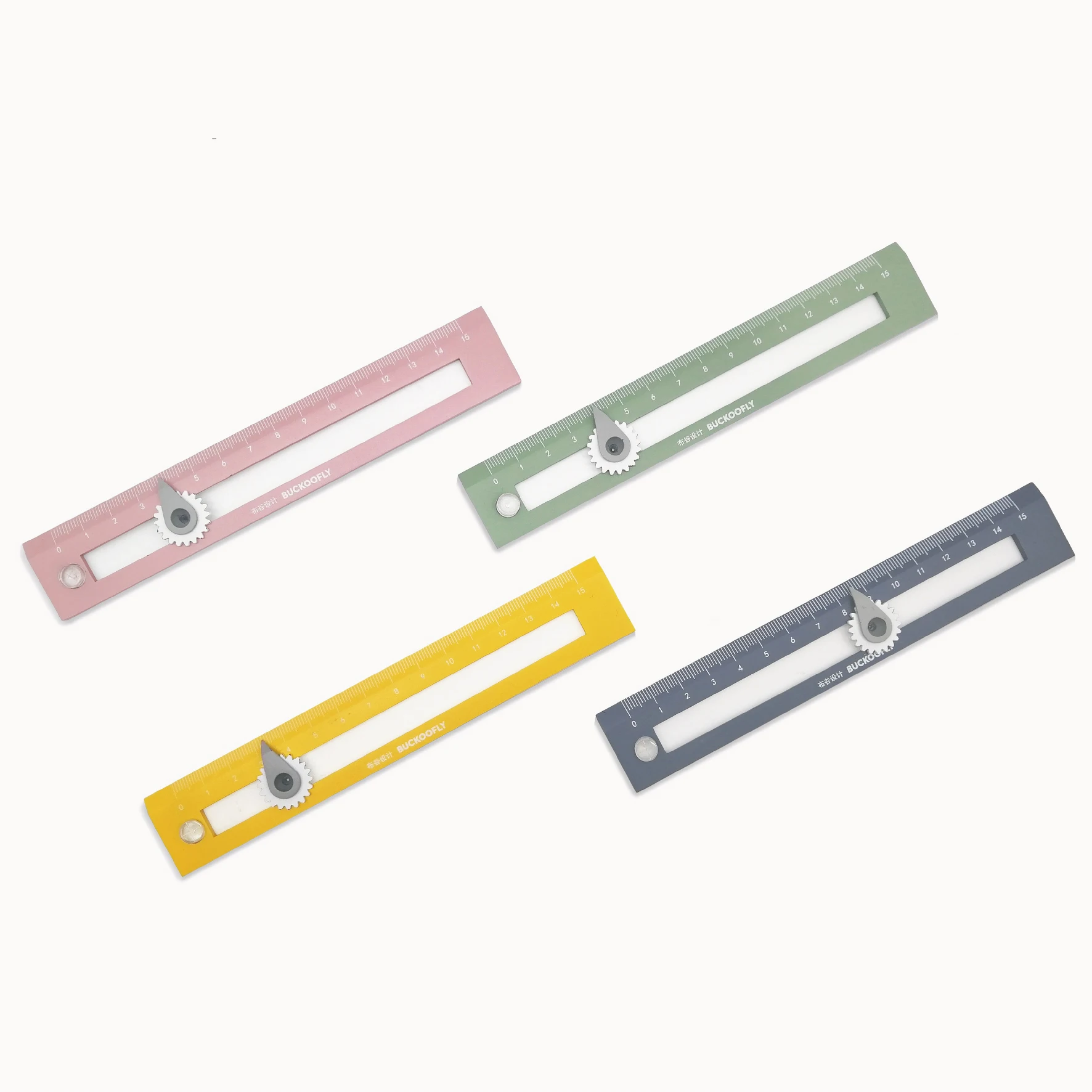 

JIANWU 1pc Creative Multifunctional Compasses Ruler High-Precision Operation Two-In-One Function Tool School Stationery Supplies