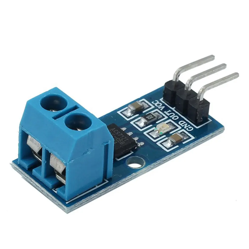 

5-30A Range Current Module Acs712 Sensor Module Current Sensor Module High Efficiency Ultra Small Mini Current Module Blue