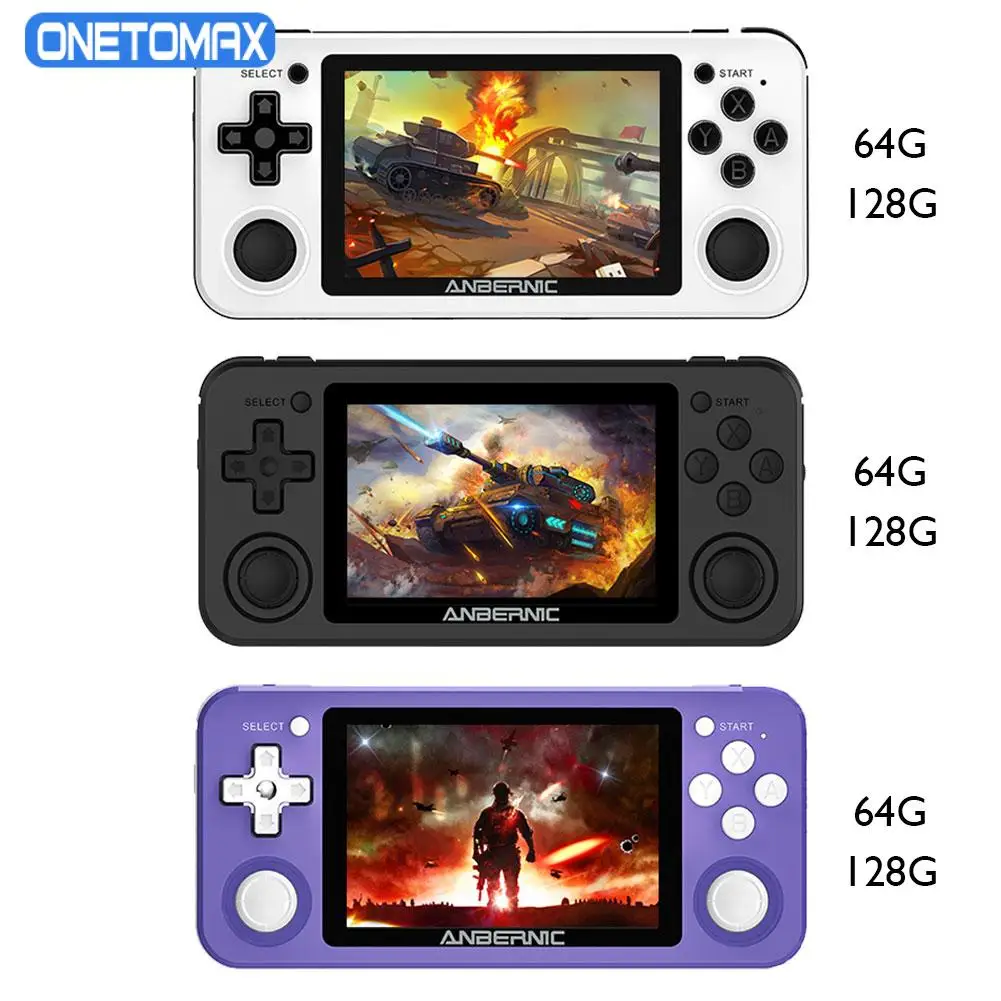 

Портативная игровая консоль RG351P, корпус из алюминиевого сплава, 2500, игровая портативная консоль с IPS-экраном, ретро-консоль для видео игр, по...