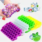 Форма для льда со съемной крышкой, форма для льда для напитков, виски, коктейлей, силиконовая форма для пищевых продуктов