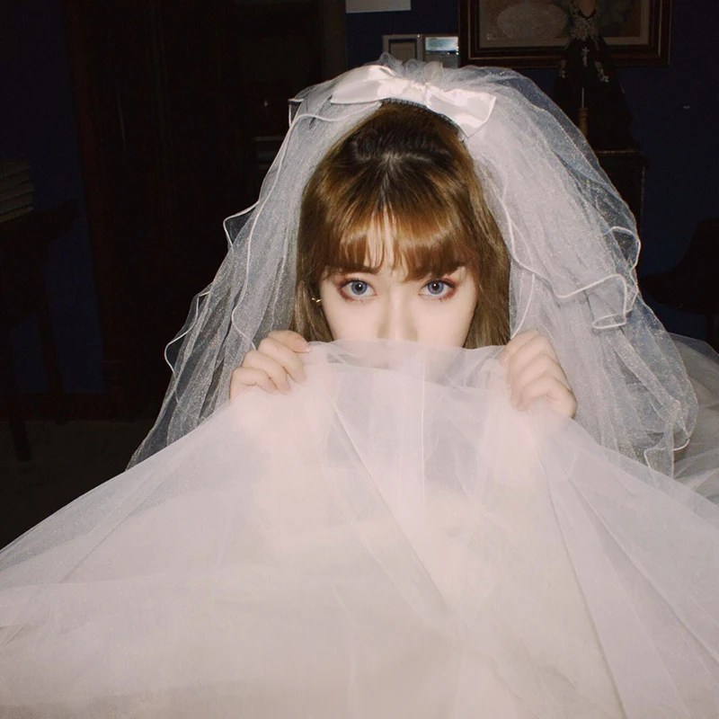 2019 Свадебная романтическая вуаль Корейская для невесты многослойная Милая