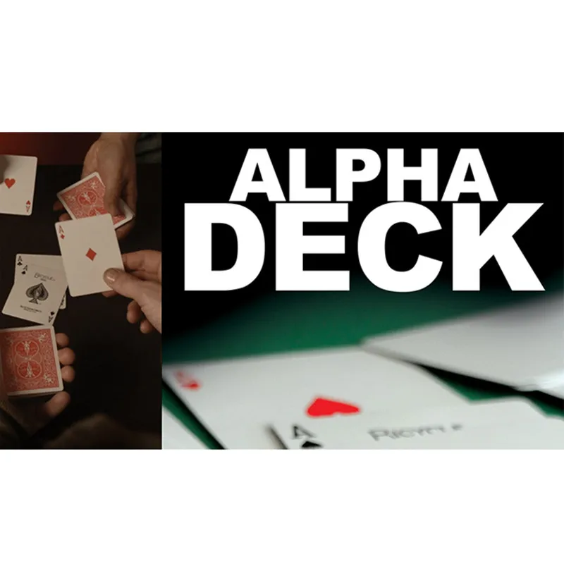 Alpha Deck (карты и онлайн инструкции) от Richard Sander Card Magic Tricks Illusions Mentalism Magician Decks Fun |