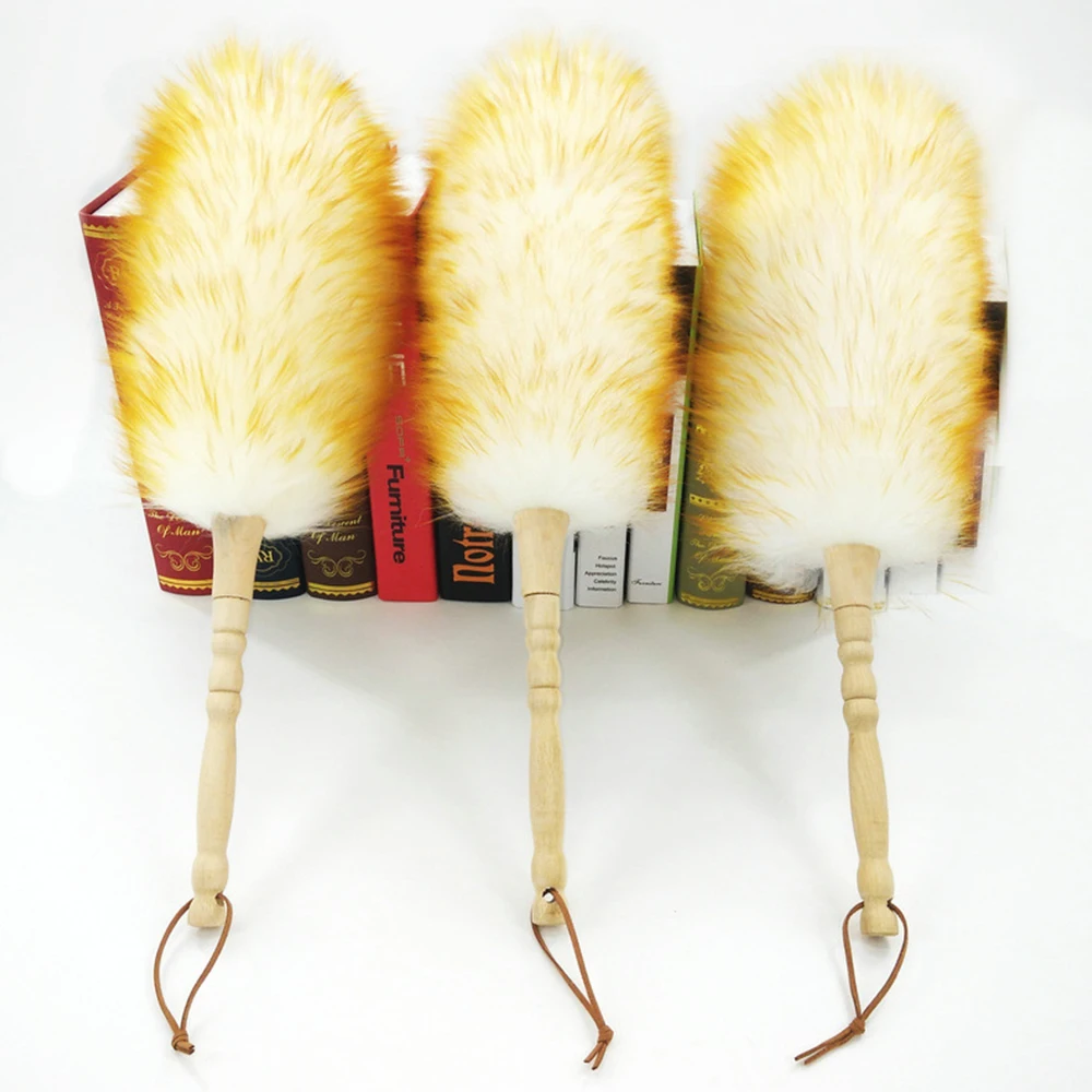 Новинка 2019 щетка Бытовая для пыли из мягкой овечьей шерсти пылеочиститель с