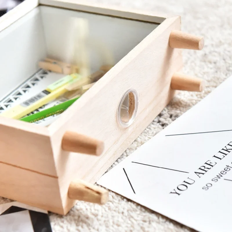 Скандинавский креативный деревянный художественный свежий копилка для спальни