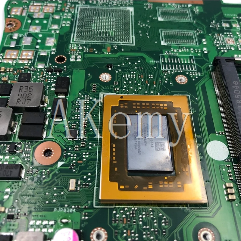 akemy for asus x555q a555q x555qg x555qa x555bp x555b laotop mainboard x555qa motherboard with a10 7400u 8gb ram free global shipping