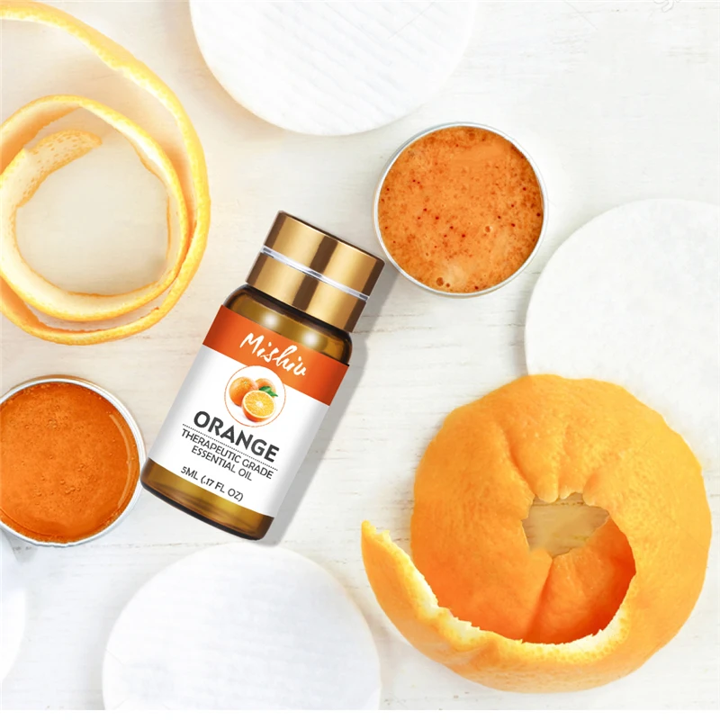 Мишуй апельсиновые ароматические эфирные масла Rruit Essence Drops Freshing Air Body массаж тела