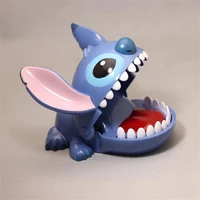 disney lilo stitch 15cm action figure kawaii party game props alien bite toys gifts for kids trick toys