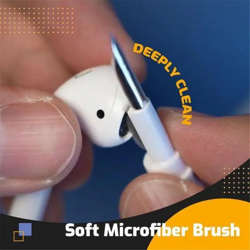 Набор для очистки наушников Airpods Pro 1 2 щетка чистки совместимая с Bluetooth